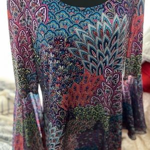 MSK brand multi color dress size XL